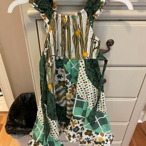 Jelly the Pug 2T green dress